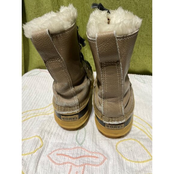 Sorel Womens Caribou Waterproof Boots Insulated Size 8 - Picture 3 of 7
